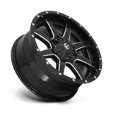 Fuel 1PC D610 MAVERICK - Gloss Black Milled-Wheels-Fuel-Dirty Diesel Customs