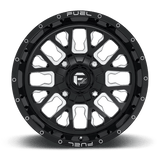 Fuel 1PC D611 STROKE - Gloss Black Milled-Wheels-Fuel-Dirty Diesel Customs