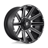 Fuel 1PC D616 CONTRA - Matte Black Milled-Wheels-Fuel-Dirty Diesel Customs