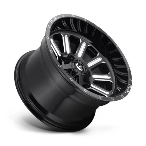 Fuel 1PC D620 HARDLINE - Gloss Black Milled-Wheels-Fuel-Dirty Diesel Customs
