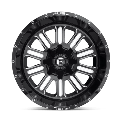 Fuel 1PC D620 HARDLINE - Gloss Black Milled-Wheels-Fuel-Dirty Diesel Customs