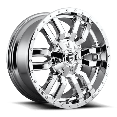 Fuel 1PC D631 SLEDGE - Chrome Plated-Wheels-Fuel-Dirty Diesel Customs