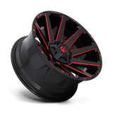 Fuel 1PC D643 CONTRA - Gloss Black Red Tinted Clear-Wheels-Fuel-Dirty Diesel Customs