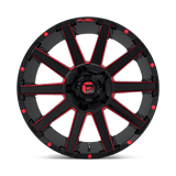 Fuel 1PC D643 CONTRA - Gloss Black Red Tinted Clear-Wheels-Fuel-Dirty Diesel Customs