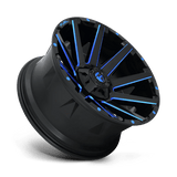 Fuel 1PC D644 CONTRA - Gloss Black Blue Tinted Clear-Wheels-Fuel-Dirty Diesel Customs