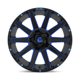 Fuel 1PC D644 CONTRA - Gloss Black Blue Tinted Clear-Wheels-Fuel-Dirty Diesel Customs