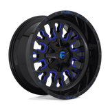 Fuel 1PC D645 STROKE - Gloss Black Blue Tinted Clear-Wheels-Fuel-Dirty Diesel Customs