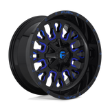 Fuel 1PC D645 STROKE - Gloss Black Blue Tinted Clear-Wheels-Fuel-D64517902645-Dirty Diesel Customs