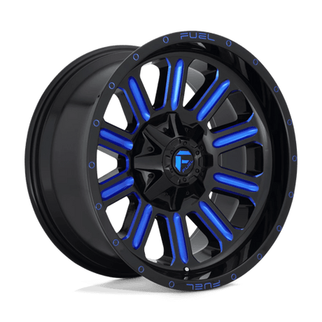 Fuel 1PC D646 HARDLINE - Gloss Black Blue Tinted Clear-Wheels-Fuel-Dirty Diesel Customs
