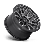 Fuel 1PC D680 REBEL - Matte Gun Metal Black Bead Ring-Wheels-Fuel-Dirty Diesel Customs