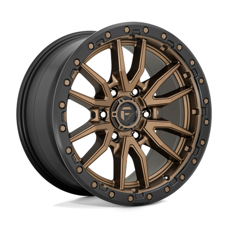 Fuel 1PC D681 REBEL - Matte Bronze Black Bead Ring-Wheels-Fuel-Dirty Diesel Customs