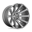 Fuel 1PC D714 CONTRA PLATINUM - Brushed Gun Metal Tinted Clear-Wheels-Fuel-D71420009846-Dirty Diesel Customs