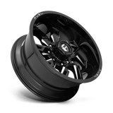 Fuel 1PC D747 LOCKDOWN - Gloss Black Milled-Wheels-Fuel-Dirty Diesel Customs