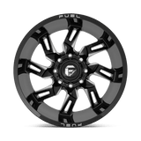Fuel 1PC D747 LOCKDOWN - Gloss Black Milled-Wheels-Fuel-Dirty Diesel Customs