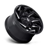 Fuel 1PC D753 REACTION - Gloss Black Milled-Wheels-Fuel-Dirty Diesel Customs