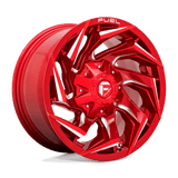 Fuel 1PC D754 REACTION - Candy Red Milled-Wheels-Fuel-Dirty Diesel Customs