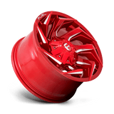 Fuel 1PC D754 REACTION - Candy Red Milled-Wheels-Fuel-Dirty Diesel Customs