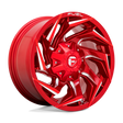 Fuel 1PC D754 REACTION - Candy Red Milled-Wheels-Fuel-D75418901750-Dirty Diesel Customs