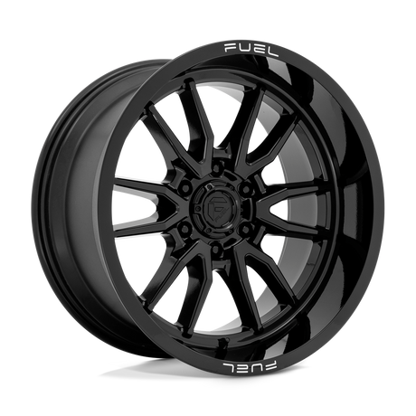 Fuel 1PC D760 CLASH - Gloss Black-Wheels-Fuel-Dirty Diesel Customs