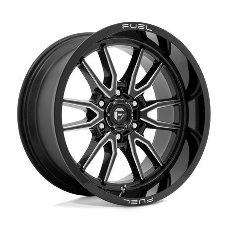 Fuel 1PC D761 CLASH - Gloss Black Milled-Wheels-Fuel-Dirty Diesel Customs
