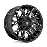 Fuel 1PC D769 TWITCH - Glossy Black Milled-Wheels-Fuel-Dirty Diesel Customs