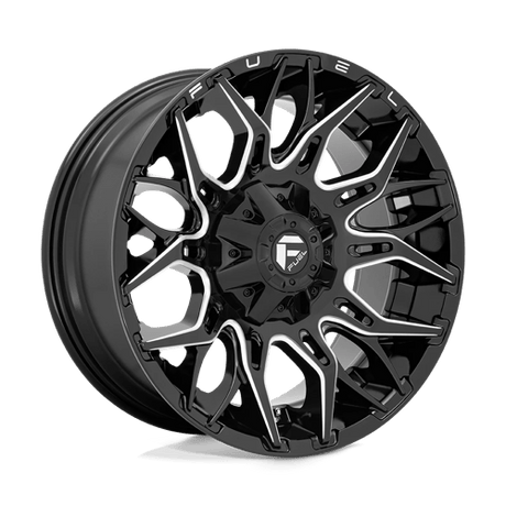 Fuel 1PC D769 TWITCH - Glossy Black Milled-Wheels-Fuel-Dirty Diesel Customs