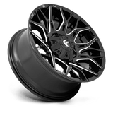 Fuel 1PC D769 TWITCH - Glossy Black Milled-Wheels-Fuel-Dirty Diesel Customs