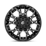 Fuel 1PC D769 TWITCH - Glossy Black Milled-Wheels-Fuel-Dirty Diesel Customs