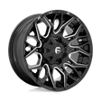 Fuel 1PC D769 TWITCH - Glossy Black Milled-Wheels-Fuel-D76920001747-Dirty Diesel Customs