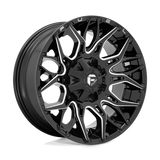 Fuel 1PC D769 TWITCH - Glossy Black Milled-Wheels-Fuel-D76920001747-Dirty Diesel Customs