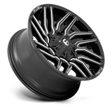 Fuel 1PC D773 TYPHOON - Gloss Black Milled-Wheels-Fuel-Dirty Diesel Customs