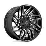 Fuel 1PC D773 TYPHOON - Gloss Black Milled-Wheels-Fuel-D77320001847-Dirty Diesel Customs