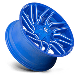 Fuel 1PC D774 TYPHOON - Anodized Blue Milled-Wheels-Fuel-Dirty Diesel Customs