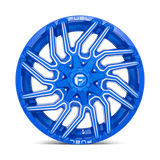 Fuel 1PC D774 TYPHOON - Anodized Blue Milled-Wheels-Fuel-Dirty Diesel Customs