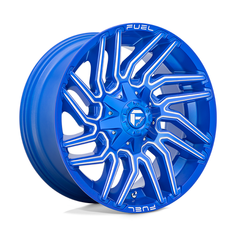 Fuel 1PC D774 TYPHOON - Anodized Blue Milled-Wheels-Fuel-Dirty Diesel Customs