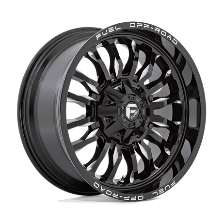 Fuel 1PC D795 ARC - Gloss Black Milled-Wheels-Fuel-Dirty Diesel Customs