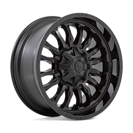 Fuel 1PC D796 ARC - Matte Black W/ Gloss Black Lip-Wheels-Fuel-Dirty Diesel Customs