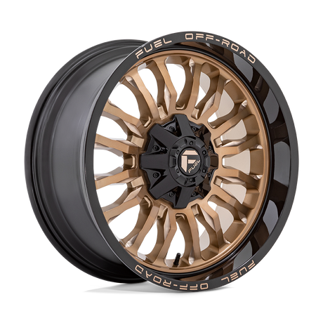 Fuel 1PC D797 ARC - Platinum Bronze W/ Black Lip-Wheels-Fuel-Dirty Diesel Customs