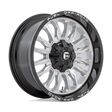 Fuel 1PC D798 ARC - Silver Brushed Face W/ Milled Black Lip-Wheels-Fuel-D79820001747-Dirty Diesel Customs