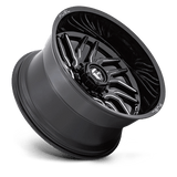Fuel 1PC D807 HURRICANE - Gloss Black Milled-Wheels-Fuel-Dirty Diesel Customs