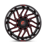 Fuel 1PC D808 HURRICANE - Gloss Black Milled Red Tint-Wheels-Fuel-Dirty Diesel Customs