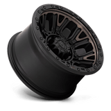 Fuel 1PC D824 TRACTION - Matte Black W/ Double Dark Tint-Wheels-Fuel-Dirty Diesel Customs
