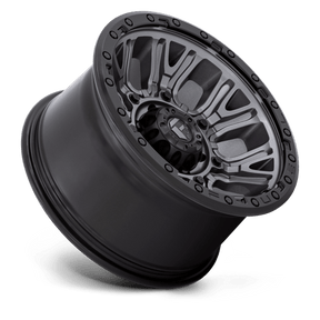 Fuel 1PC D825 TRACTION - Matte Gunmetal W/ Black Ring-Wheels-Fuel-Dirty Diesel Customs