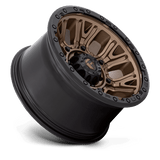 Fuel 1PC D826 TRACTION - Matte Bronze W/ Black Ring-Wheels-Fuel-Dirty Diesel Customs