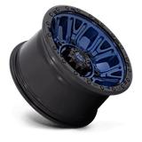Fuel 1PC D827 TRACTION - Dark Blue W/ Black Ring-Wheels-Fuel-Dirty Diesel Customs
