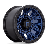 Fuel 1PC D827 TRACTION - Dark Blue W/ Black Ring-Wheels-Fuel-D82717907545-Dirty Diesel Customs