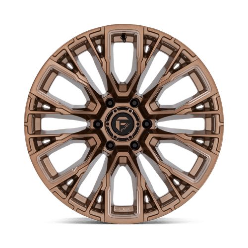 Fuel 1PC D850 REBAR - Platinum Bronze Milled-Wheels-Fuel-Dirty Diesel Customs