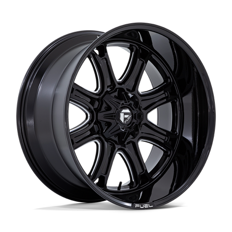 Fuel 1PC DARKSTAR - Gloss Black Milled-Wheels-Fuel-Dirty Diesel Customs