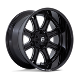 Fuel 1PC DARKSTAR - Gloss Black Milled-Wheels-Fuel-FC853BE20106718N-Dirty Diesel Customs
