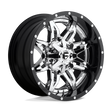 Fuel 2PC D266 LETHAL - Chrome Plated Gloss Black Lip-Wheels-Fuel-D26620009847-Dirty Diesel Customs